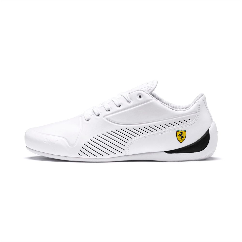 Puma Scuderia Ferrari Drift Cat 7S Ultra Férfi Motorsport Cipő - Fehér/Fekete ( Hungary - TQPHG9632